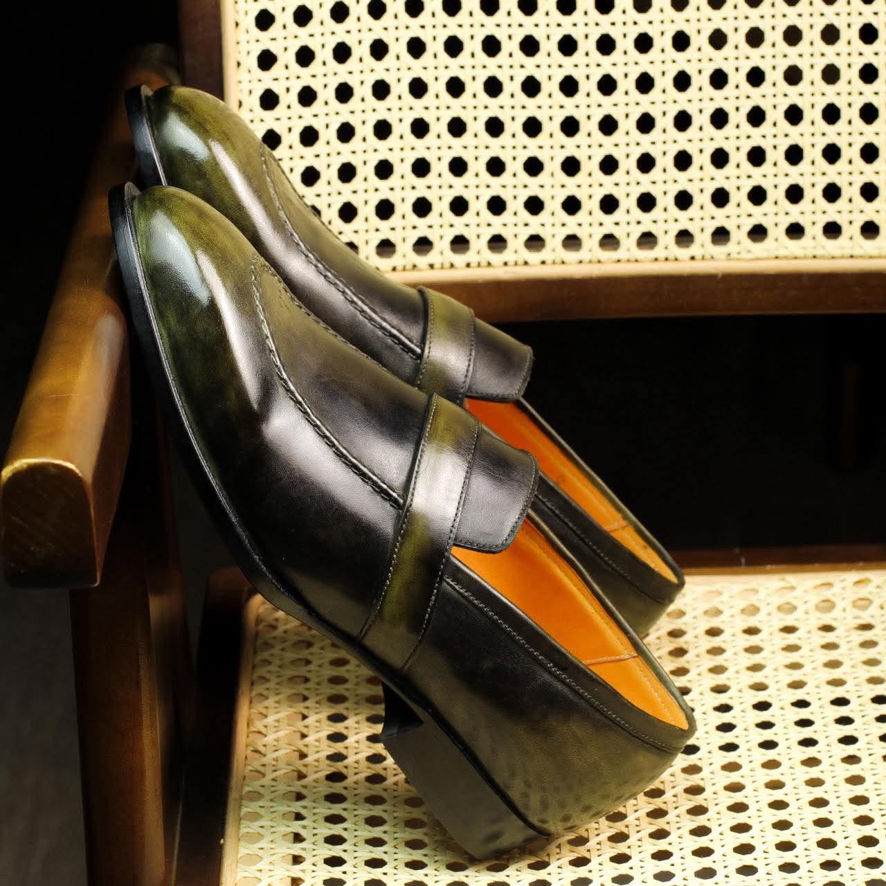 Penny Loafer — Xanh Olive
